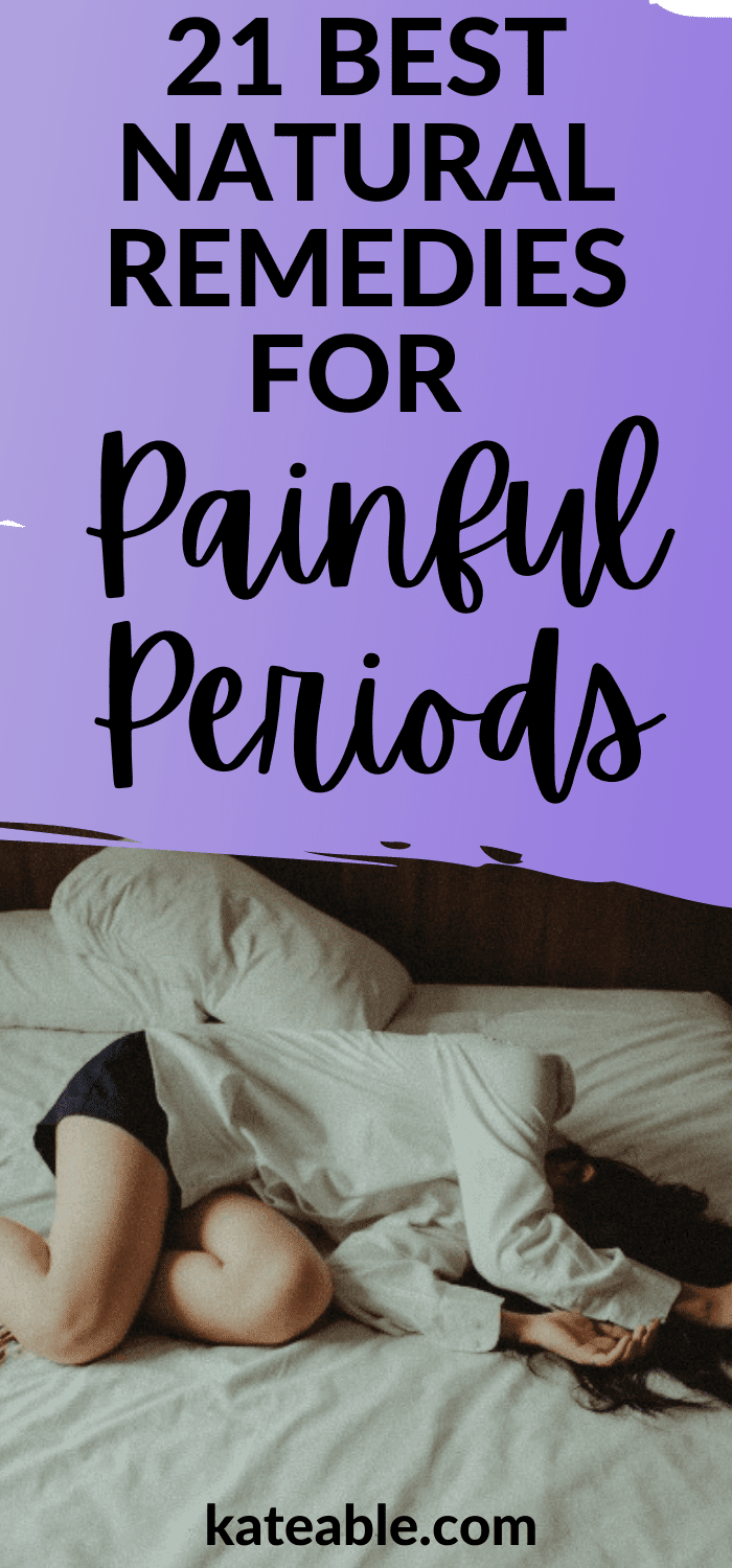 21 best natural products and herbs for painful periods that actually work pin